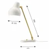 Louis Poulsen VL38 bordslampa Vit