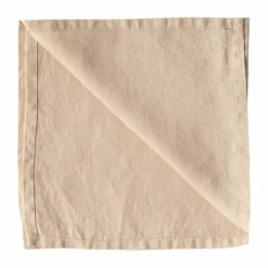 Tell Me More Washed linen tygservett 45x45 cm Sand