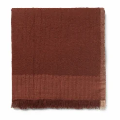 Best Ferm Living Weaver pläd 120x170 cm Red Brown