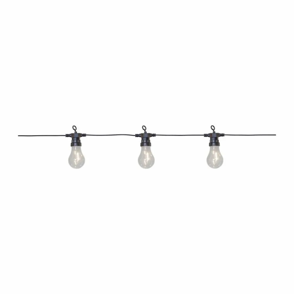 Scandi Essentials Wisp ljusslinga svart 405 cm 10 ljus