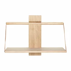 Outlet Andersen Furniture Wood Wall vägghylla Medium 45x20x32 cm Oak