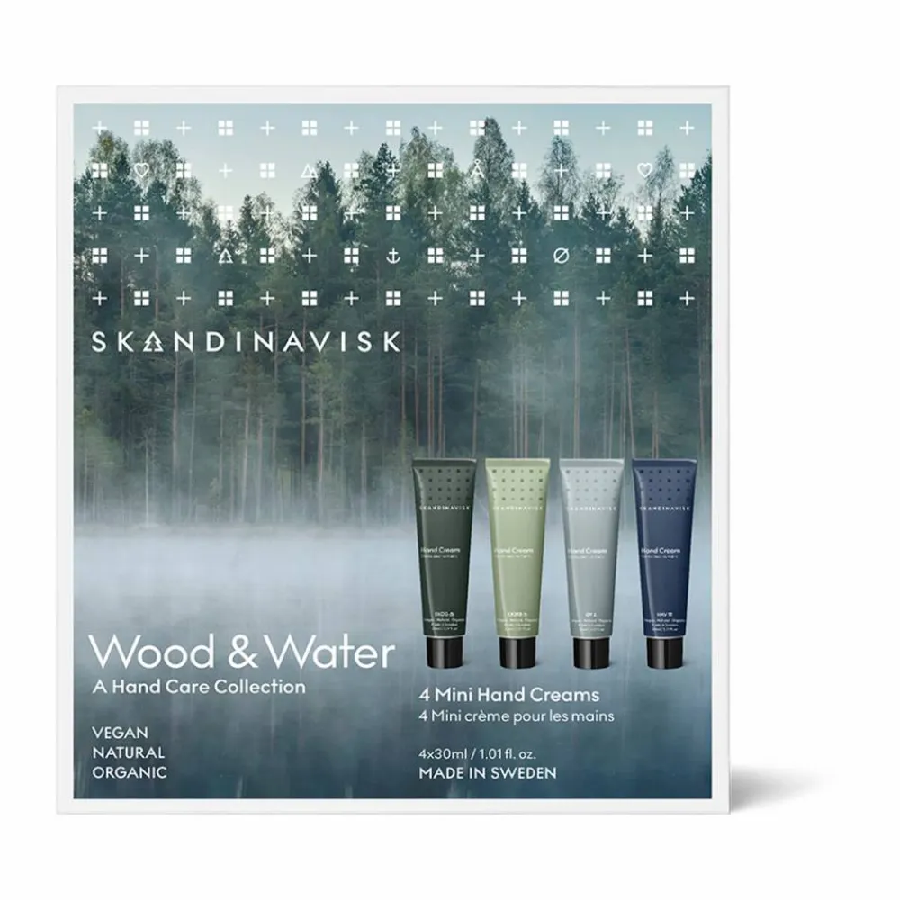 Sale Skandinavisk Wood & Water mini handkräm 4 delar 30 ml