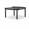 Outlet Cooee Design Woody bord Ø80 cm Black stained oak