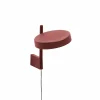 Discount Wastberg+ w182 Pastille br1 vägglampa oxide red kort arm