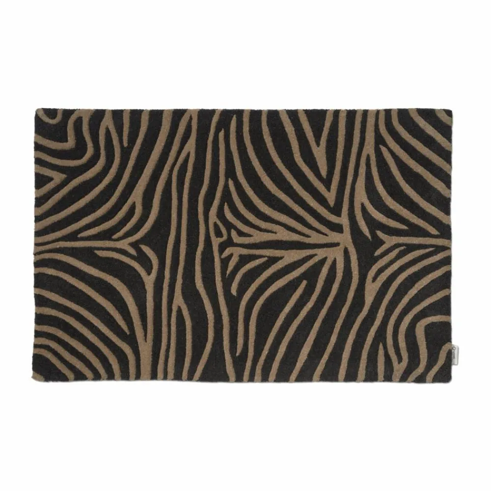 New Classic Collection Zebra dörrmatta Charcoal 60x90 cm