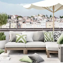 Hot Chhatwal & Jonsson Zebra Outdoor kudde 50x50 cm grey/offwhite 50 cm